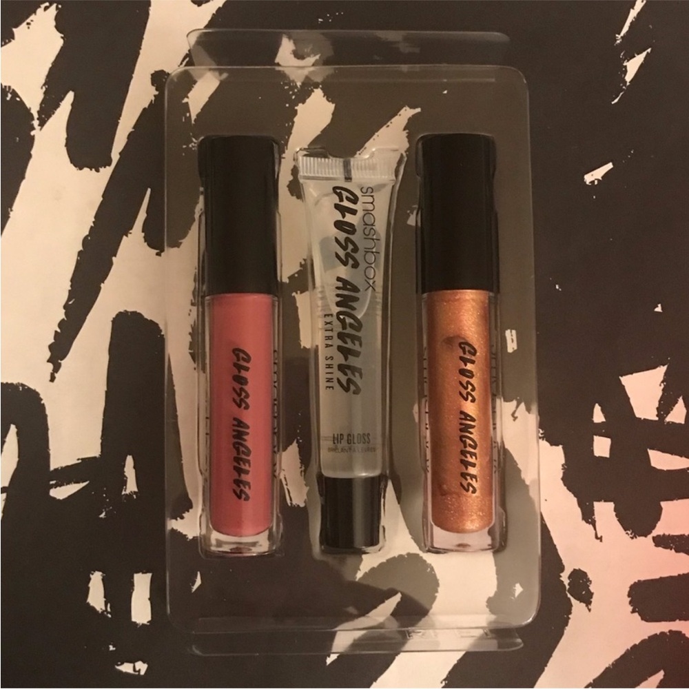 Smashbox Gloss Angeles Trio Set in Hustle & Glow, Extra Shine & Celeb Sighting - Picture 8 of 12